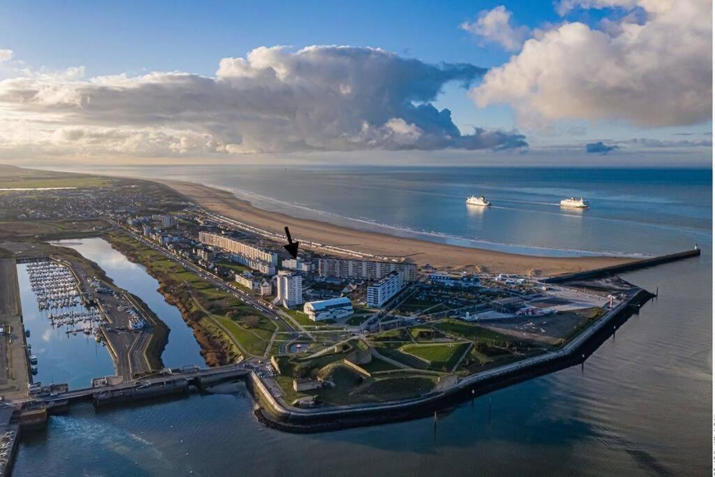Studio Horizon Bleu, Vue Mer Calais Extérieur photo
