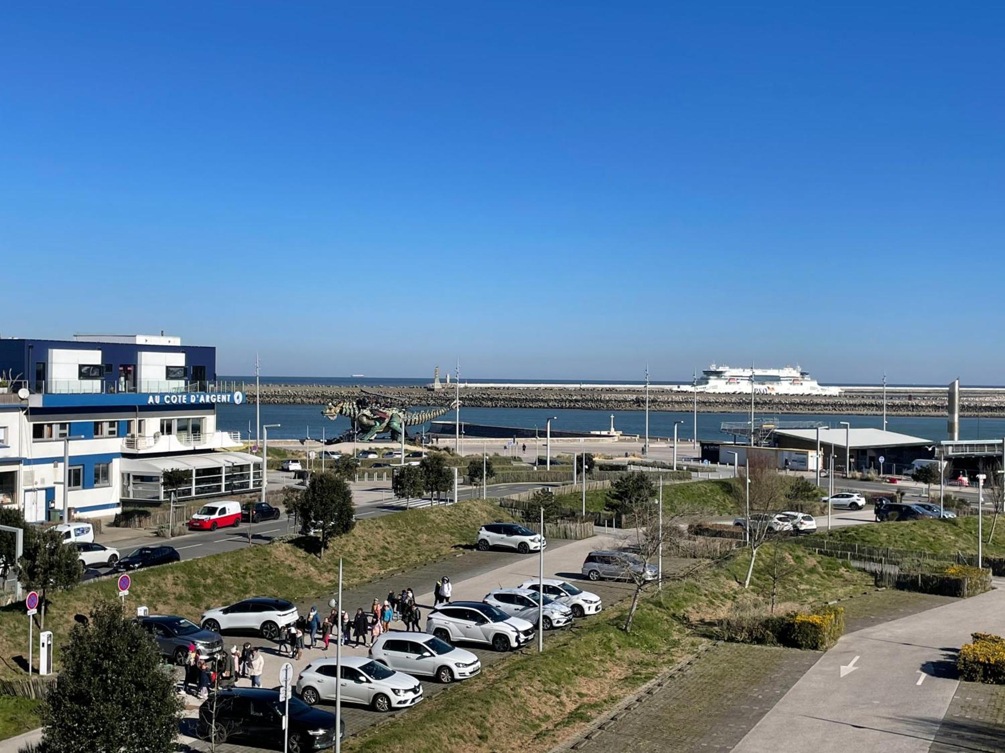 Studio Horizon Bleu, Vue Mer Calais Extérieur photo